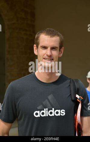 Great Britain's Andy Murray during the Masters Guinot Mary Cohr tennis tournament in Rueil-Malmaison, France on May 24, 2012. Photo by Thierry Plessis/ABACAPRESS.COM Stock Photo