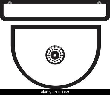 Security camera cctv icon, sign CCTV vector design Vector illustration of cctv and camera symbol Stock Vector