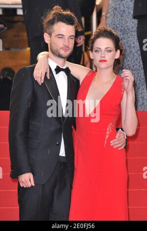 Kristen Stewart and Tom Sturridge arriving at 'Cosmopolis' premiere at the 65th Cannes film festival, in Cannes, southern France, on May 25, 2012. Photo by Aurore Marechal/ABACAPRESS.COM Stock Photo