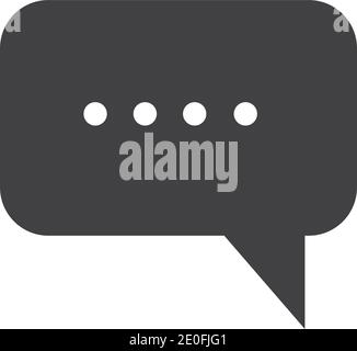 Chat Bubbles Vector Icon illustration design,Chat and Speech Bubble Icons Set Vector Stock Vector
