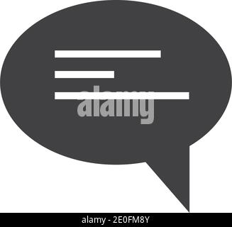 Chat Bubbles Vector Icon illustration design,Chat and Speech Bubble Icons Set Vector Stock Vector