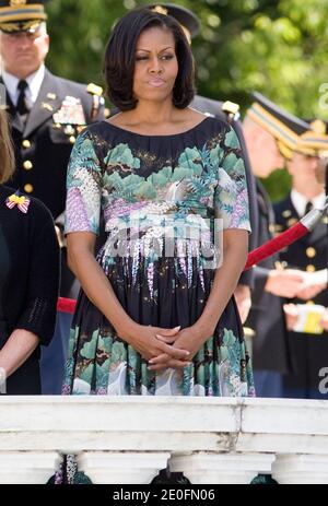 28 May 2012 Ã Arlington, Virginia Ã First Lady Michelle Obama Attends A 