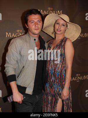 (L-R) Sergio Do Vale and Lila Salet attending the Magnum Cafe Ephemere opening party in Paris France on May 29, 2012. Photo by Marco Vitchi/ABACAPRESS.COM Stock Photo