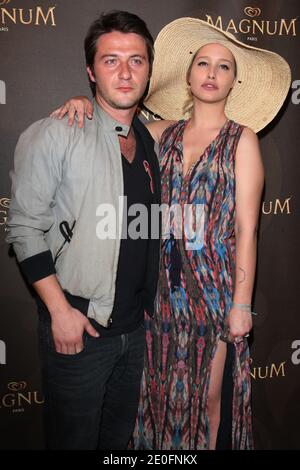 (L-R) Sergio Do Vale and Lila Salet attending the Magnum Cafe Ephemere opening party in Paris France on May 29, 2012. Photo by Marco Vitchi/ABACAPRESS.COM Stock Photo