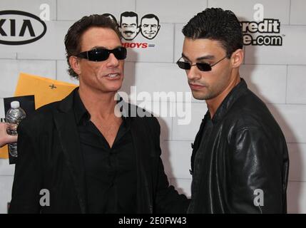 Jean-Claude Van Damme, Kristopher Van Damme, The Spike TV Guys Choice Awards, Sony Studios, Culver City, California. June 2, 2012. (Pictured: Jean-Claude Van Damme, Kristopher Van Damme). Photo by Baxter/ABACAPRESS.COM Stock Photo