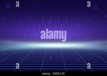 Modern blue techonology futuristic background Stock Vector