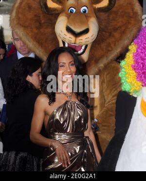 Actress Jada Pinkett Smith attends the 'Madagascar 3: Europe's Most Wanted' premiere at the Ziegfeld Theater in New York, NY, USA, on June 7, 2012. Photo by Charles Guerin/ABACAPRESS.COM Stock Photo