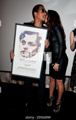 Joey Starr and Karole Rocher attending the Romy Schneider And Patrick Dewaere Awards 2012 held at the Shangri-La Hotel in Paris, France on June 11, 2012. Photo by Nicolas Genin/ABACAPRESS.COM Stock Photo