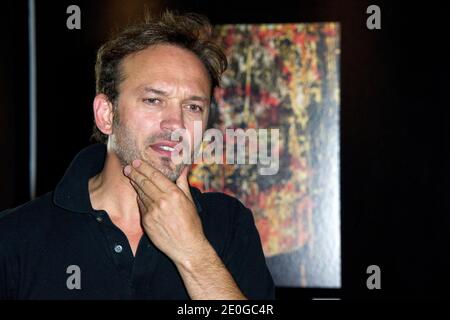 EMBARGOED FOR WEB AND APPS IN FRANCE UNTIL JULY 5, 2012 - EXCLUSIVE - French actor and film director Vincent Perez attends his photography exhibition 'Matieres Et Sentiments', held at the BHV's observatory from June 21st until August 25, in Paris, France, on June 21, 2012. Photo by Aurore Marechal/ABACAPRESS.COM Stock Photo