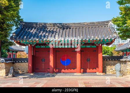 Hyanggyo confucian school at Daegu, Republic of Korea Stock Photo