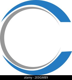 C Letter Logo Template vector icon design Stock Vector