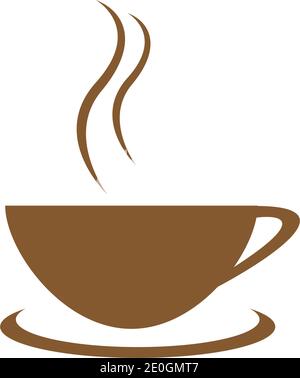 Coffee cup Logo Template vector icon design Stock Vector