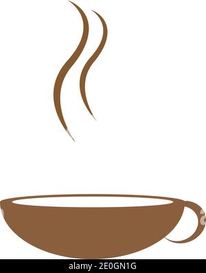 Coffee cup Logo Template vector icon design Stock Vector