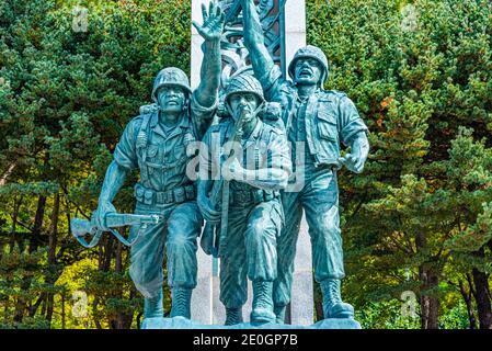 Incheon Landing Operation Memorial hall in Republic of Korea Stock Photo
