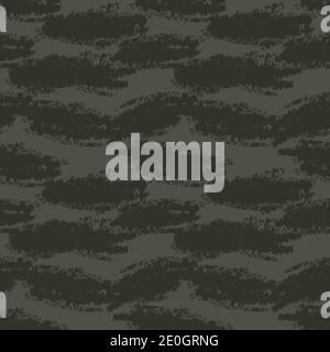 Green Brush Stroke Camouflage abstract seamless pattern background suitable for fashion textiles, graphics Stock Photo
