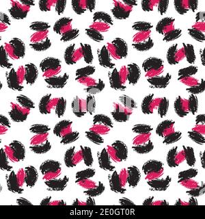Animal Leopard Seamless Pattern Background for fashion textiles, graphics and crafts Stock Vector