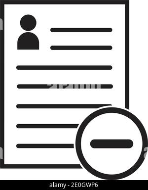 Documents icon stock vector illustration flat design Stock Vector