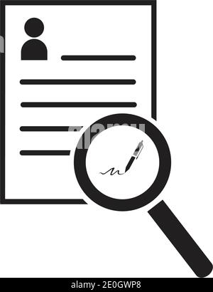 Documents icon stock vector illustration flat design Stock Vector