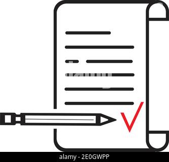 Documents icon stock vector illustration flat design Stock Vector