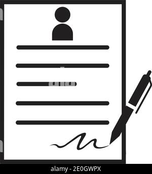Documents icon stock vector illustration flat design Stock Vector