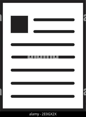 Documents icon stock vector illustration flat design Stock Vector