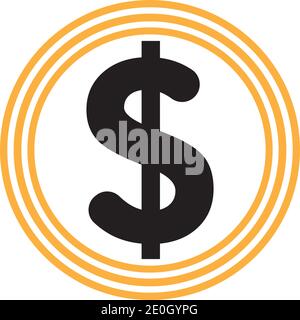 dollar money vector icon illustration design template - vector Stock Vector