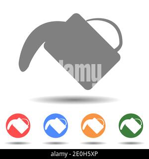 Paint bucket pouring icon vector Stock Vector