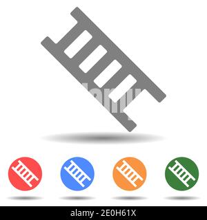 Step ladder vector icon isolated Stock Vector