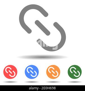 Link chain icon vector isolated Stock Vector