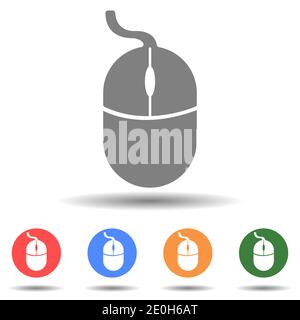 Computer mouse icon vector Stock Vector