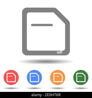 Curled paper corner vector icon Stock Vector