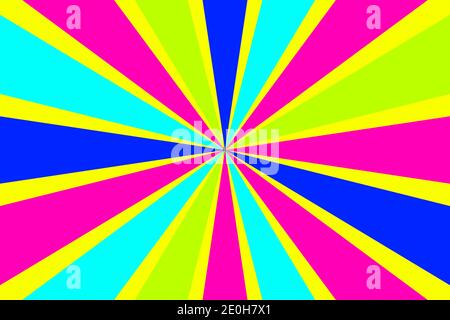 Pop art banner with rays. Explosion poster. Comic pattern with sunburst. Boom retro background. Vector illustration Stock Vector