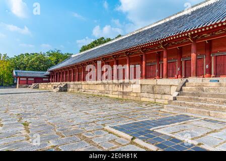 Jongmyo Shrine at Seoul, Republic of Korea Stock Photo