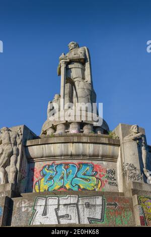 Bismarck-Denkmal, Seewartenstrasse, Neustadt, Hamburg, Deutschland Stock Photo