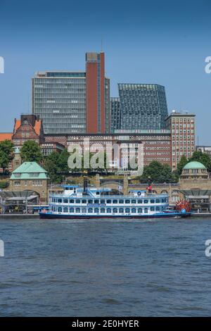 Louisiana Star, Landungsbruecken, St. Pauli, Hamburg, Deutschland Stock Photo