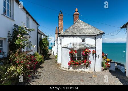 The picturesque coastal village of Clovelly in Devon, England, Uk Stock Photo