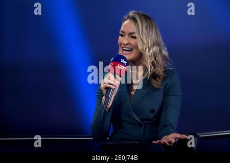 Sky Sports presenter Laura Woods on set during day two of the William ...