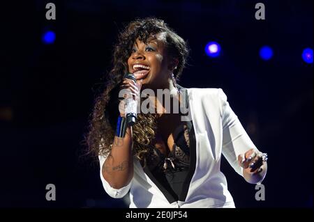 Fantasia performing at the '2012 Essence Music Festival' held at the Mercedes Benz Superdome in New Orleans, Louisiana, USA on July 08, 2012. Photo by Craig Mulcahy/ABACAPRESS.COM Stock Photo