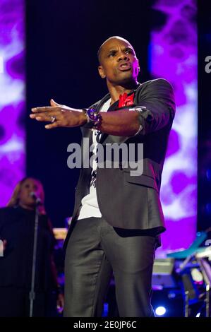 Kirk Franklin performing at the '2012 Essence Music Festival' held at the Mercedes Benz Superdome in New Orleans, Louisiana, USA on July 08, 2012. Photo by Craig Mulcahy/ABACAPRESS.COM Stock Photo