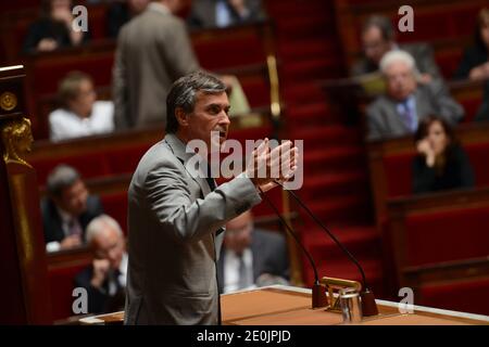 French Junior Minister for Budget Jerome Cahuzac is pictured at the National Assembly in Paris, France on July 10, 2012. Photo by Mousse/ABACAPRESS.COM Stock Photo