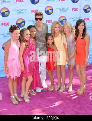 Justin Bieber attending the 2012 Teen Choice Awards held at the Gibson Amphitheatre in Universal City, Los Angeles, CA, USA on July 22, 2012. Photo by Tony DiMaio/ABACAPRESS.COM Stock Photo