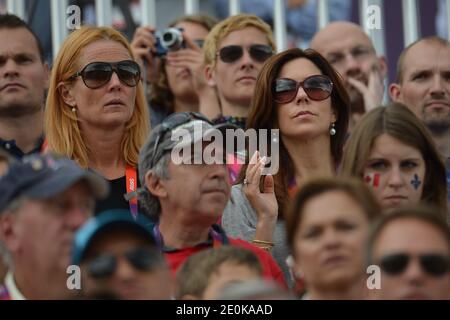 Crown Princess Marie of Denmark attends the Individual Jumping Equestrian Final at Greenwich Park during the London 2012 Olympics, in London, UK on August 8, 2012. Photo by Gouhier-Guibbaud-JMP/ABACAPRESS.COM Stock Photo