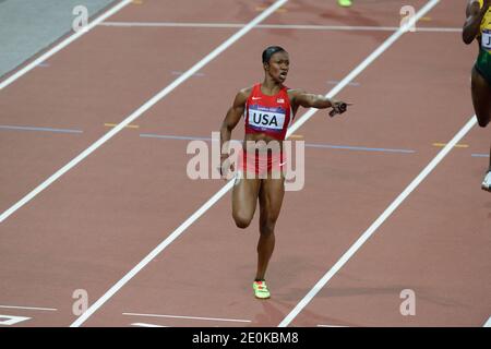 USA's women relay for the 4X100 meters wins the gold medal during the ...