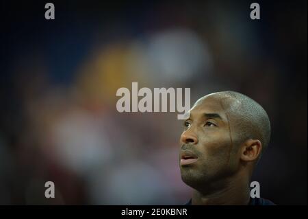 USA's Kobe Bryant competes during the men's basketball semifinal match Argentina vs USA at North Greenwich Arena, during the London 2012 Olympic Games, on August 10, 2012. Photo by Gouhier-Guibbaud-JMP/ABACAPRESS.COM Stock Photo