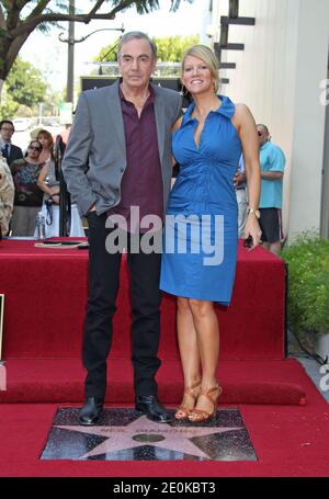 Neil Diamond, wife Katie McNeil, Neil Diamond honored with a Star on the Hollywood Walk of Fame at the Capital Records Building in Hollywood, California. July 10, 2012. (Pictured: Neil Diamond, wife Katie McNeil). Photo by Baxter/ABACAPRESS.COM Stock Photo