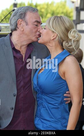 Neil Diamond, wife Katie McNeil, Neil Diamond honored with a Star on the Hollywood Walk of Fame at the Capital Records Building in Hollywood, California. July 10, 2012. (Pictured: Neil Diamond, wife Katie McNeil). Photo by Baxter/ABACAPRESS.COM Stock Photo