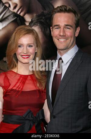 James Van Der Beek, Kimberly Brook, The CBS Films premiere for The Words at the Arclight Cinema in Hollywood, California. September 4, 2012. (Pictured: James Van Der Beek, Kimberly Brook). Photo by Baxter/ABACAPRESS.COM Stock Photo