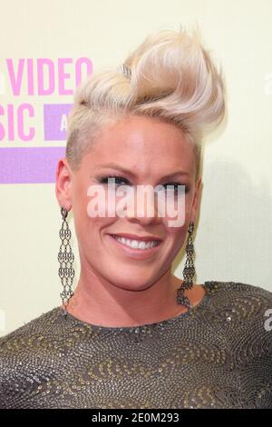 Pink arriving at the 2012 'MTV Video Music Awards' held at the Staples Center in Los Angeles, CA, USA on September 6, 2012. Photo by Krista Kennell/ABACAPRESS.COM Stock Photo