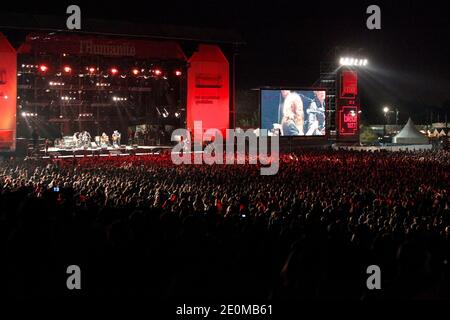 Patti Smith performing live during the concert hosted as part of 'La Fete de L'Humanite' in La Courneuve near Paris, France on September 15, 2012. Photo by Audrey Poree/ABACAPRESS.COM Stock Photo