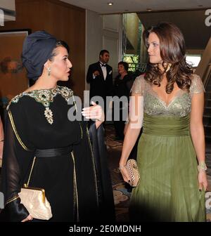 Princess Sara bint Talal bin Abdulaziz Al Saud (L) and H.R.H. Princess Madeleine of Sweden attend the Mentor Foundation USA International Gala at the Four Seasons Hotel September 20, 2012 in Washington, DC, USA. Photo by Olivier Douliery/ABACAPRESS.COM Stock Photo